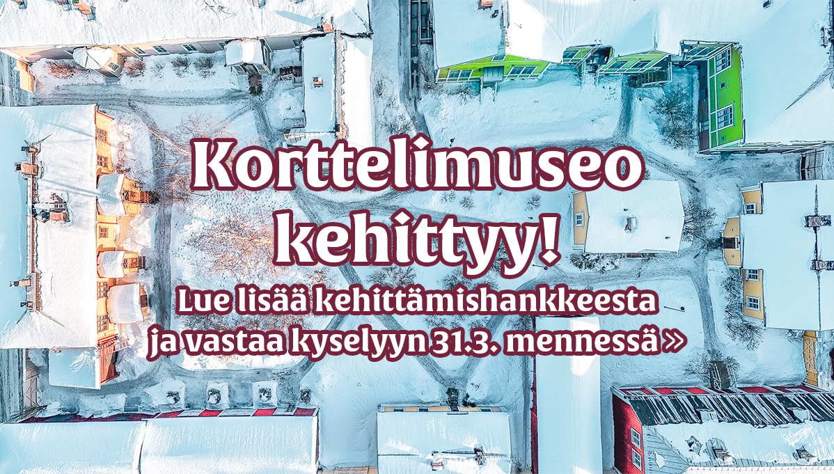 Kuopion korttelimuseo kehittyy, vastaa kyselyyn ja vaikuta!