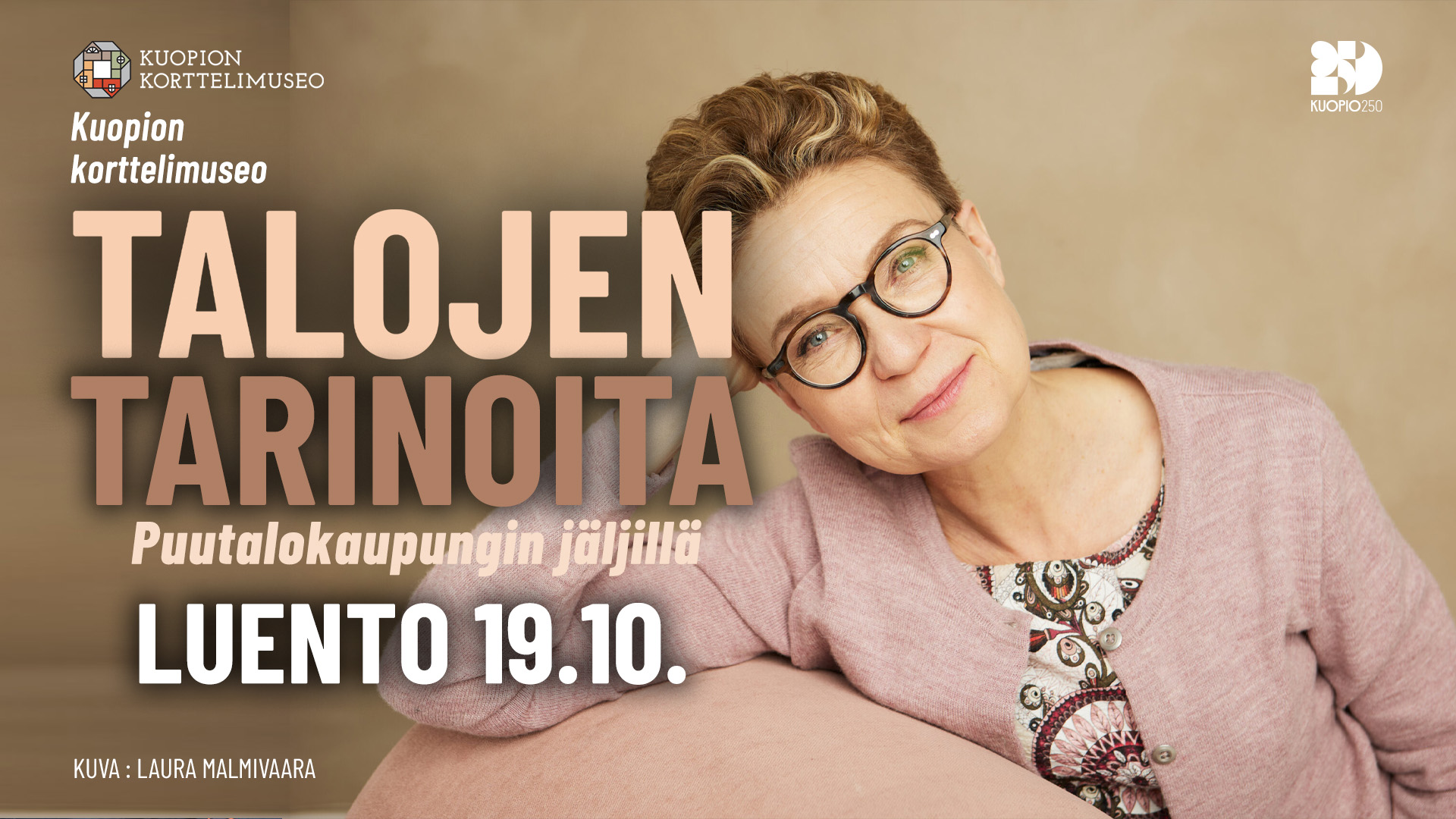 Luento 19.10. liittyen Talojen Tarinoita -näyttelyyn.