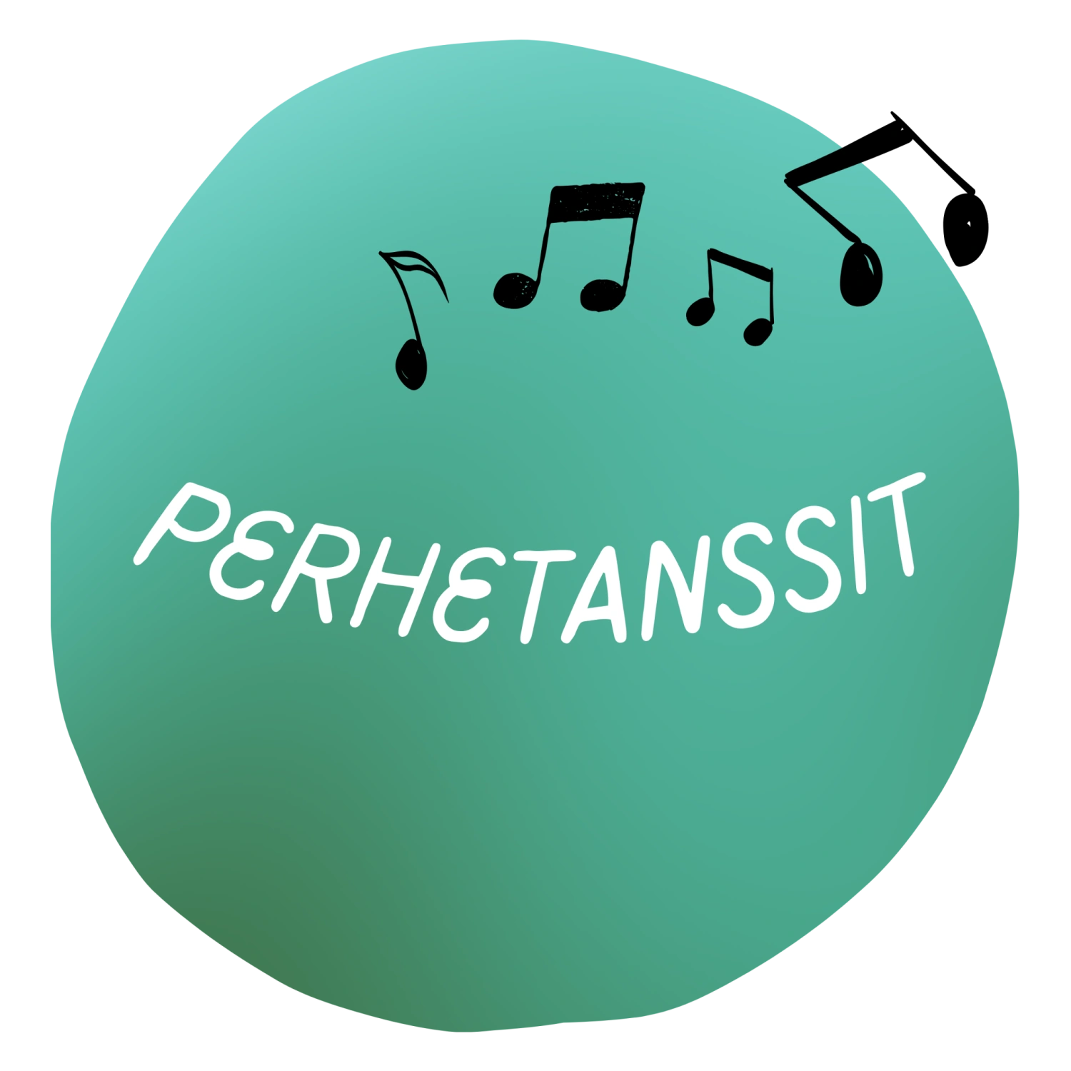 Perhetanssit logo, vihreä pampula